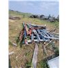 Image 3 : Assortment of scrap augers, galvanized galen etc.