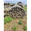 Image 1 : Bundle of 7ft posts, 3.5" posts ( appears to be full bundle) and assorted loose 8ft posts . Approx 2
