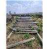 Image 2 : Bundle of 7ft posts, 3.5" posts ( appears to be full bundle) and assorted loose 8ft posts . Approx 2