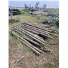 Image 1 : Qty of 6ft fence posts. Approx 60.