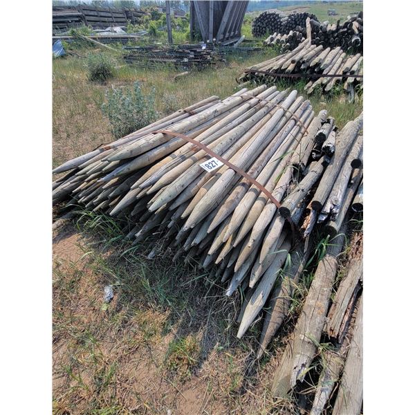 Qty of 6ft fence posts. 2" , Approx 80.