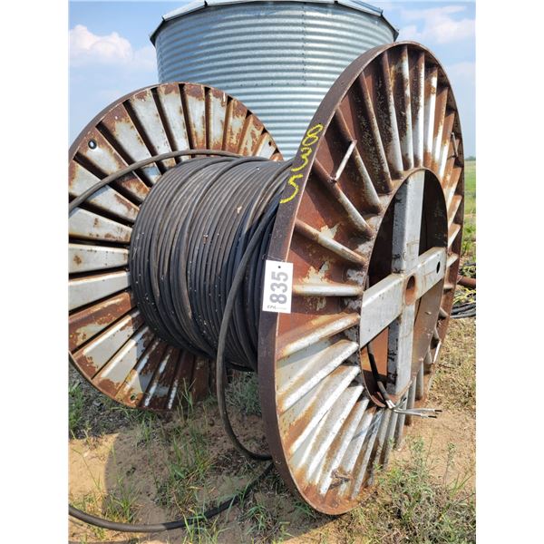 Spool of underground solid copper wire. 3 strand. Good condition.