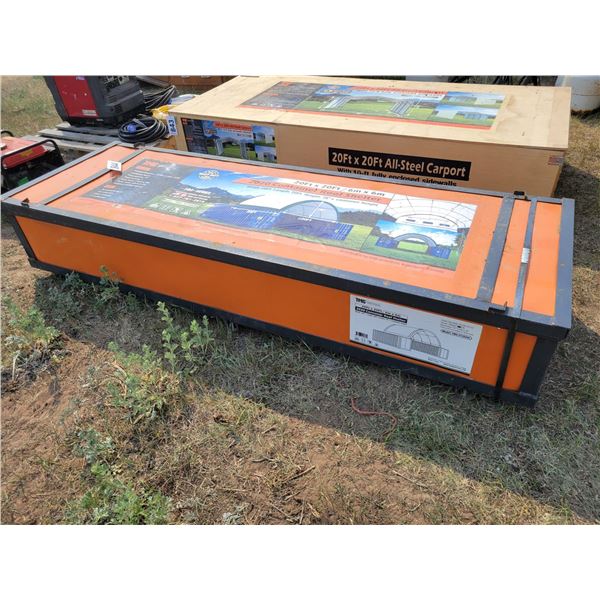 TMG container shelter. 20ftX20ftX78". New, in box.