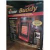 Image 3 : Portable buddy heater, portable gas grilll, 3 burner Coleman grill.