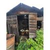 Image 1 : Rustic wooden outhouse. Multiple seats. Buyer to load out.