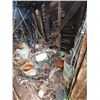Image 4 : Contents of wood building. Qty  of scrap metal.