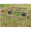 Image 5 : Farm use trailer. Bent draw bar, bad tire. 4ft set of roller packers.