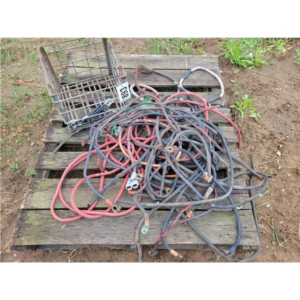 Qty  of copper battery cables.