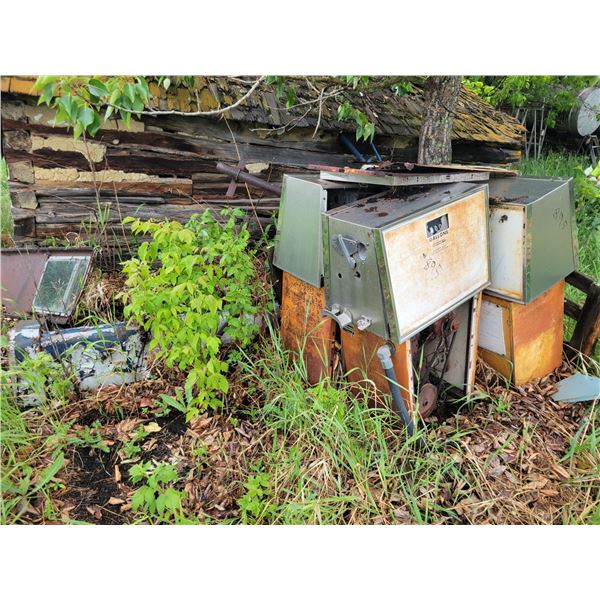 Qty  of fuel pumps, and scrap iron.