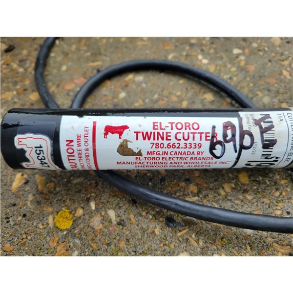 EL electric twine cutter. As new.
