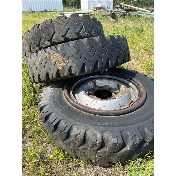 17"  8 stud truck tires. Approx 3 tires.