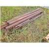 Image 1 : Lot of various c-channel pipe w/hook. Approx 6ft.