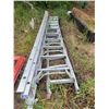 Image 1 : 3 aluminum  ladders. Various sizes.