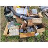 Image 1 : Qty  of farm parts, roller chain, filters, discbine flails etc.