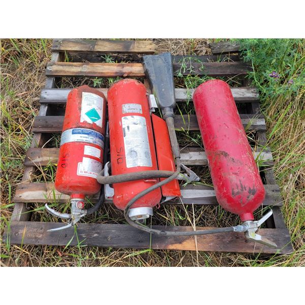 Qty  of fire extinguishers.