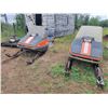 Image 1 : Pair of  Motoski 440 Chimo skidoos. Sold for parts , and a pallet of various parts.