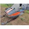 Image 5 : Pair of  Motoski 440 Chimo skidoos. Sold for parts , and a pallet of various parts.
