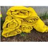 Image 1 : Approx 6 yellow tarps.