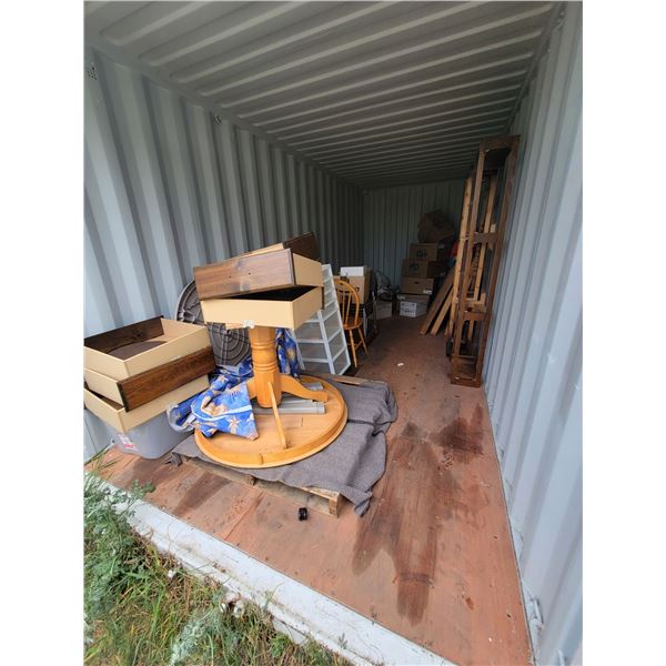 Under bed storage unit for queen size bed frame, drawers, round table and chairs etc.