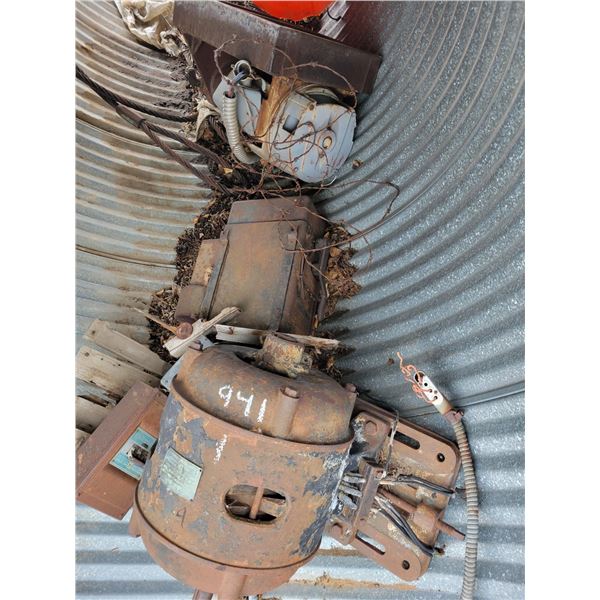 2 elec. motors of unknown condition, and misc.