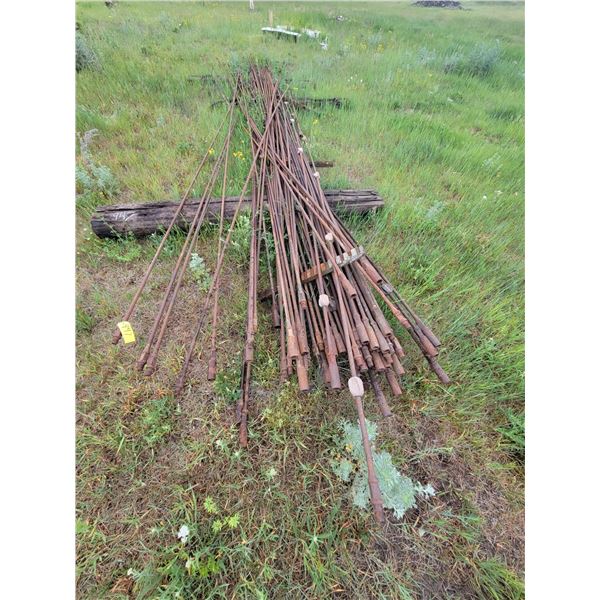 Lot of countinueous sucker rod.