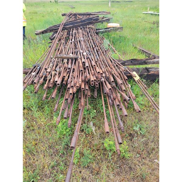 Lot of countinueous sucker rod.