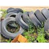 Image 3 : Qty  of tires of various sizes, rims, belting rolls.
