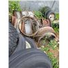 Image 4 : Qty  of tires of various sizes, rims, belting rolls.