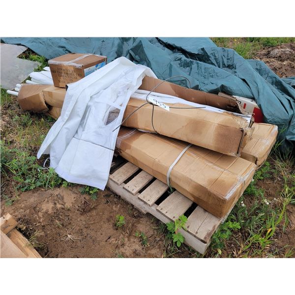 10 x 20 car garages.  3 in boxes as new, and parts .