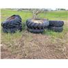 Image 2 : Large Qty  of scrap metal, tires on rims, trailer, barrels, track machine etc. Buyer to load out.