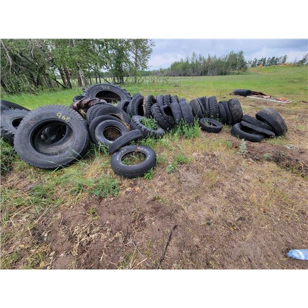 Lot of tires. Various sizes.