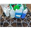 Image 2 : Aluminum trailer acid, degreaser, wiper fluid, and misc soaps, cleaner etc.