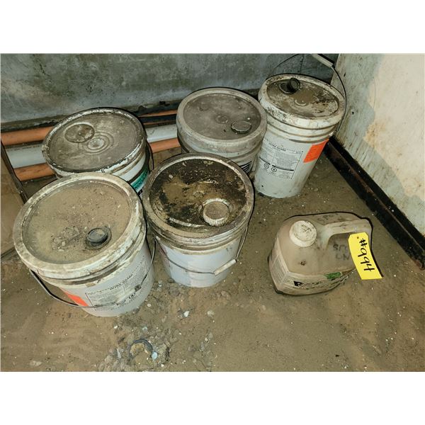 Pallet of oils, chemicals etc.