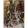 Image 1 : Qty  of ext.cords,hoses,rope, wire etc.