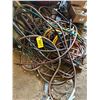 Image 2 : Qty  of ext.cords,hoses,rope, wire etc.