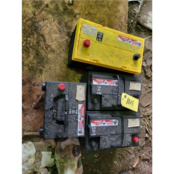 4 Premilim batteries. As new.