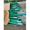Image 2 : 2 boxes of poly step in posts. Green, and black. As new.