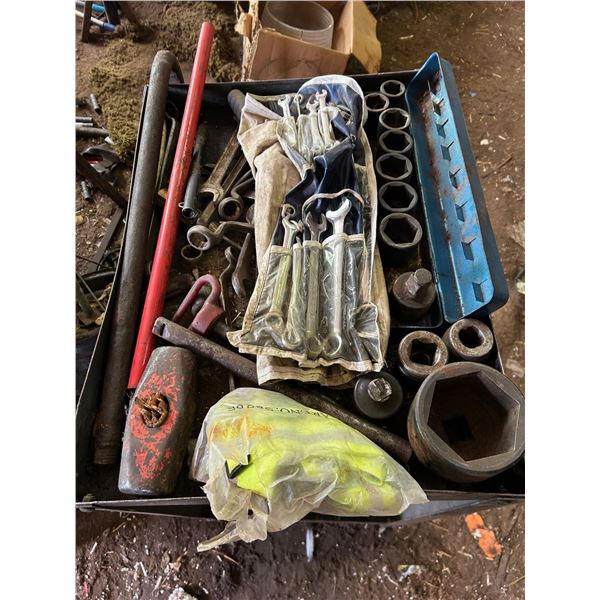 Work bench w/ wrenches, tools etc.