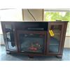 Image 1 : Elec. fire place tv stand. Working. Chair, and desks.