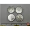 Image 3 : Morgan Mint / Canadian Mint : Canada's (4) Queen Elizabeth II Silver Dollars  - 1858-1958 British Co