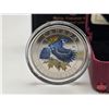 Image 2 : RCM 2010 : 25-Cent Coloured Coin : Blue Jay (COA #07876) (SEE PICS!)  (Listing & Descriptions are a 