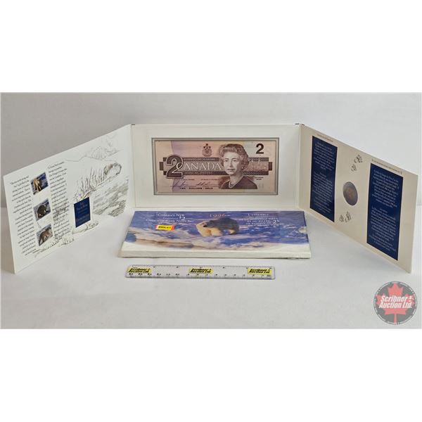 RCM Canada's New Uncirculated $2 Coin and Bank Note Set (SEE PICS!)  (Listing & Descriptions are a G
