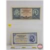 Image 1 : Hungary Notes (2): - 10,000,000 Pengos 1945 - 1,000,000 Pengos 1945 (See Pics for Varieties, Conditi