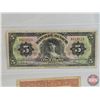 Image 2 : Foreign Notes (5):  - Mexico Cinco Pesos 1961 - Austria 50 Groschen Allied Military Authority 1944 -