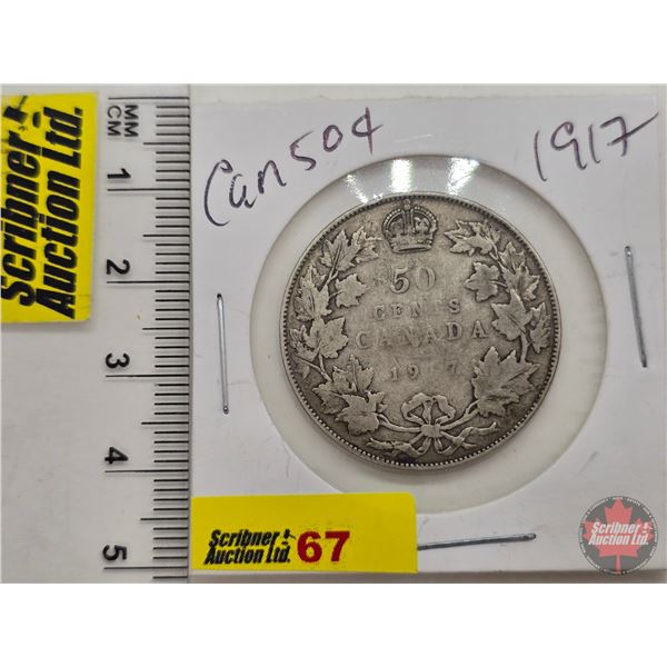 Canada Fifty Cent 1917 (SEE PICS!)  (Listing & Descriptions are a GUIDE ONLY and are subject to chan