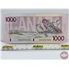Image 2 : Canada $1000 Bills 1988 (2 Consecutive) : Bonin/Thiessen #EKA2549204-9205 (See Pics for Varieties, C