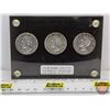 Image 8 : Canada Fifty Cent Varieties (3 Encased) - 1946 Design in 6 - 1949 Hoof Over 9 - 1950 No Des (SEE PIC