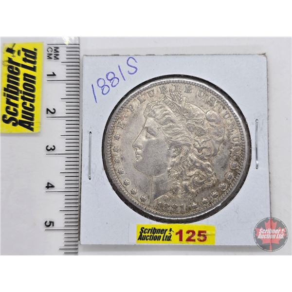 USA Morgan Dollar 1881S (SEE PICS!) (Listing & Descriptions are a GUIDE ONLY and are subject to chan