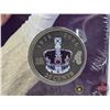 Image 2 : RCM 2006 : Twenty Five Cent Coloured Coin : 80th Birthday of the Queen (#06269) (Unopened) (SEE PICS