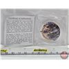Image 2 : USA 2001 American Heroes : 1oz Fine Silver Dollar (Colored) (99.99%) (COA) (SEE PICS!)  (Listing & D